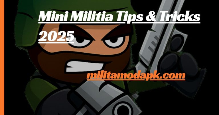 Mini Militia Mod APK Tips and Tricks (2025) 5 Mini Militia Tips and Tricks 2025